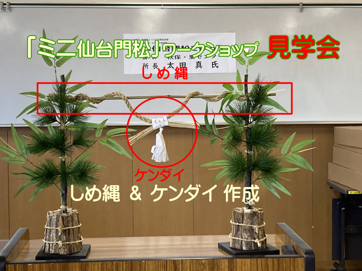 ミニ仙台門松」の記事一覧 - みやぎNPO情報ネット