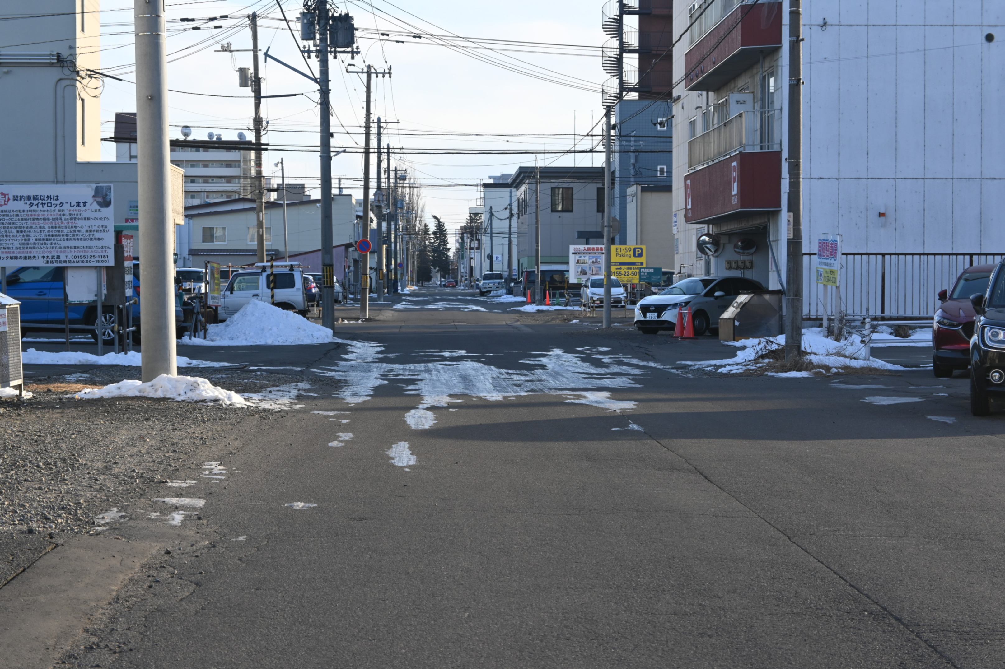 雪景色はどこに？帯広、積雪たった2センチ 学校、農家、除雪業者